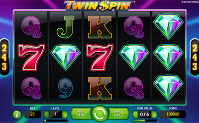 La tragaperras online Twin Spin en el casino bet365 en España.