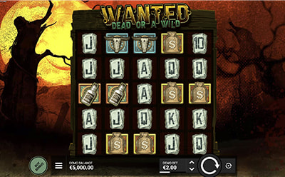 La tragaperras online Wanted Dead or a Wild en el casino OlyBet en España.