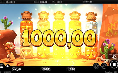Alta Ganancia de Turning Totems slot de Thunderkick