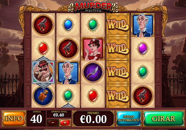 Versión demo gratuita de la tragaperras Murder Mystery de Playtech.