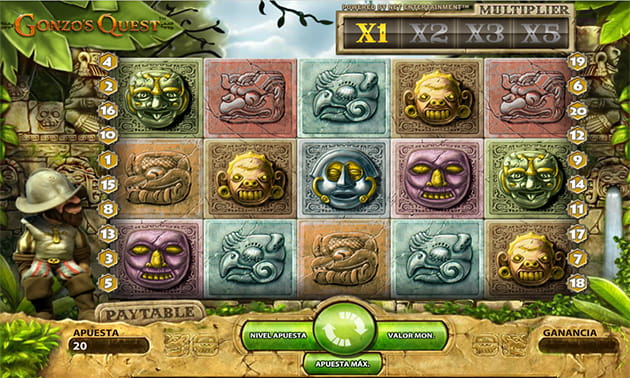 Video slot Gonzo’s Quest de NetEnt