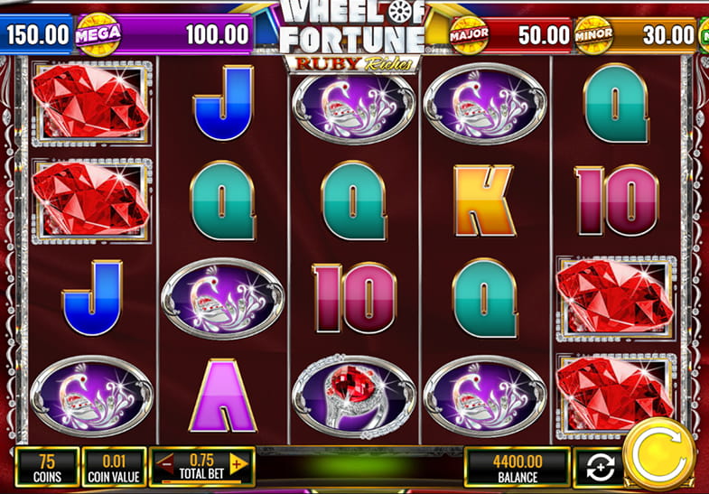 Juega gratis Wheel of Fortune Ruby Riches