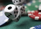 mesa del juego craps en un casino