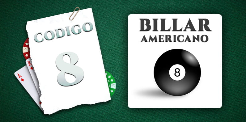 Palabra codificada para 8 es 'Billar americano'