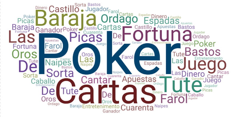 Expresiones idiomáticas del póker y otros juegos