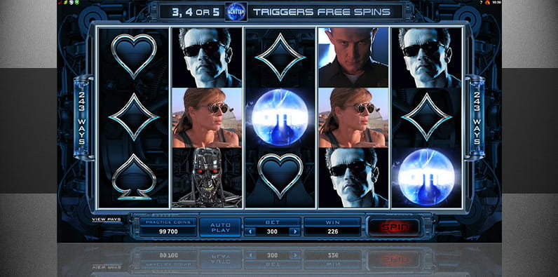 La tragaperras Terminator 2 de Microgaming