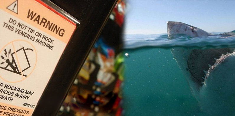 Una máquina expendedora es más asesina que un ataque de tiburón