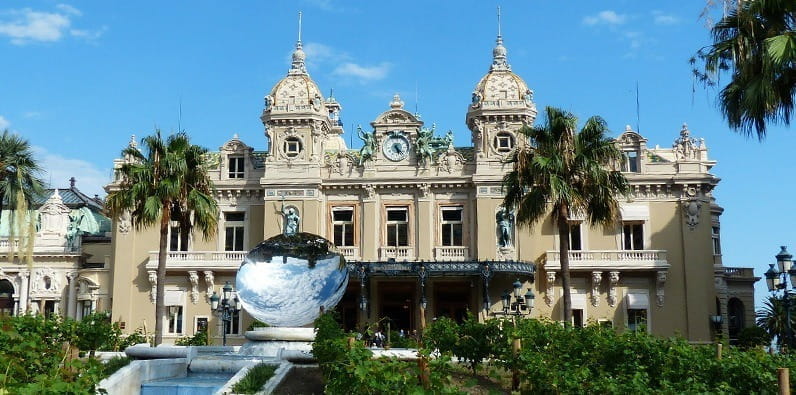 La fachada del Casino de Montecarlo.