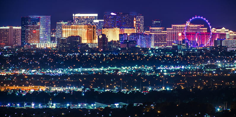 Las Vegas es la capital de los juegos de azar. 
