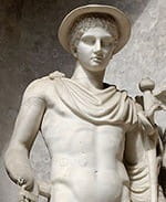 El dios griego de la suerte y el juego, Hermes