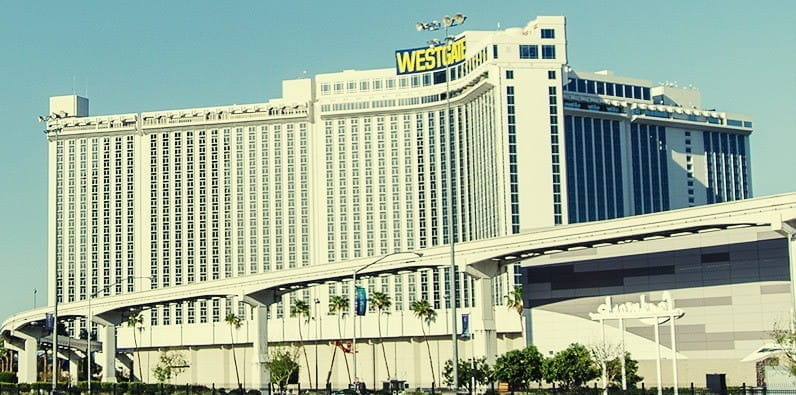 La fachada del edificio del hotel Westgate en Las Vegas