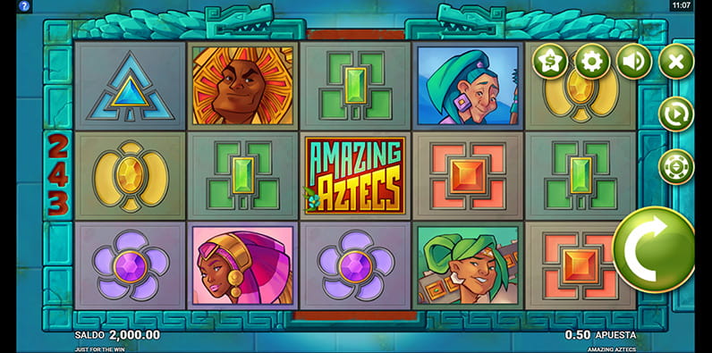 Captura de pantalla de la slot Amazing Aztecs 