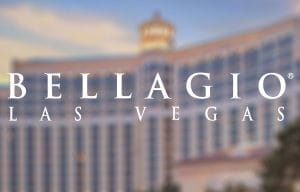 Logotipo de casino Bellagio en Las Vegas