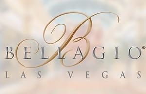 El logo del hotel y casino Bellagio de Las Vegas 