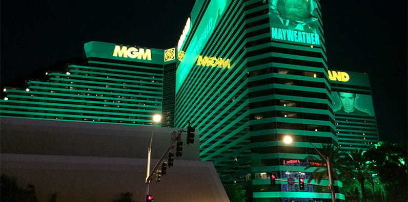 MGM Grand en el Strip de Las Vegas en Nevada