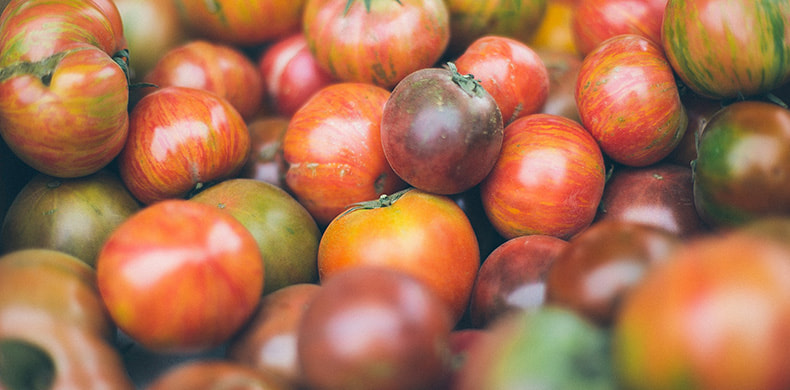 Clase de tomates raros de tipo raf.